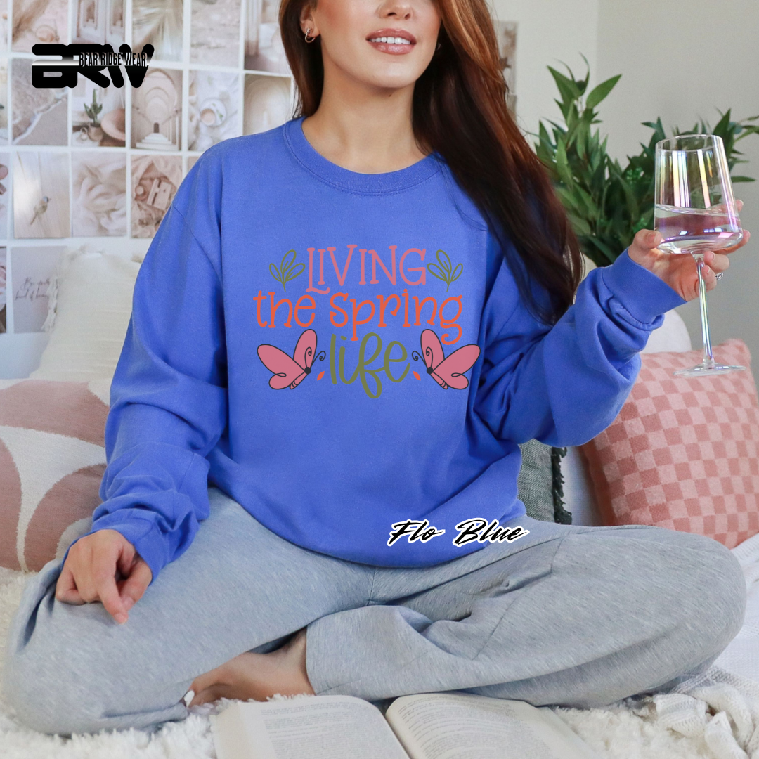 'Living the Spring Life' Long Sleeve Tee