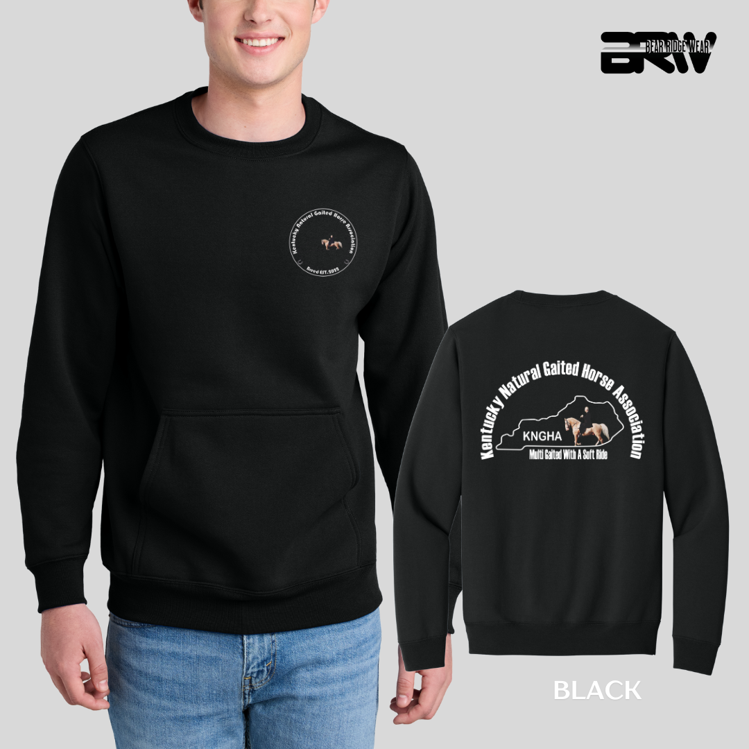 KNGHA Kangaroo Pocket Crewneck White