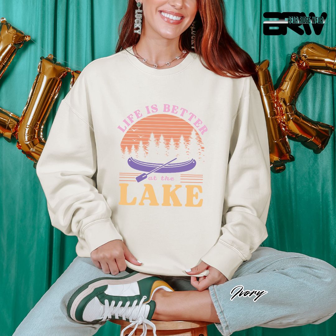 'Life Is Better At The Lake' Summer Long-Sleeve Tee