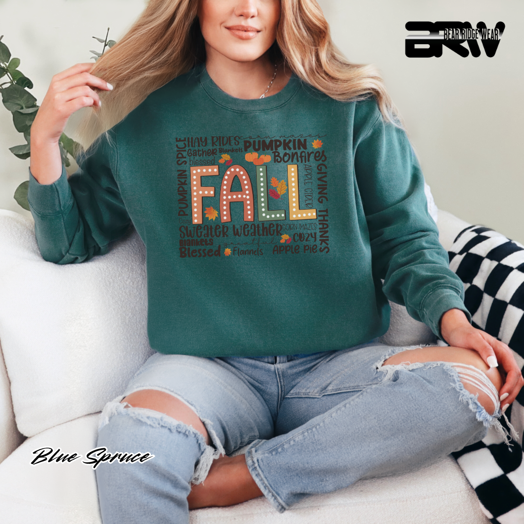 'Fall Hay Rides etc' Fall Long Sleeve Tee