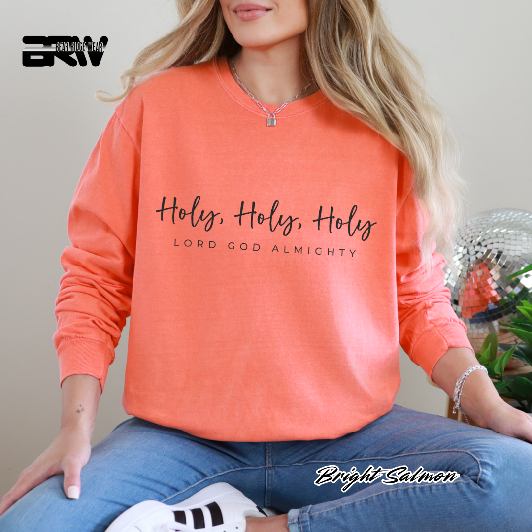 'Holy, Holy, Holy' Faith Long-Sleeve Tee