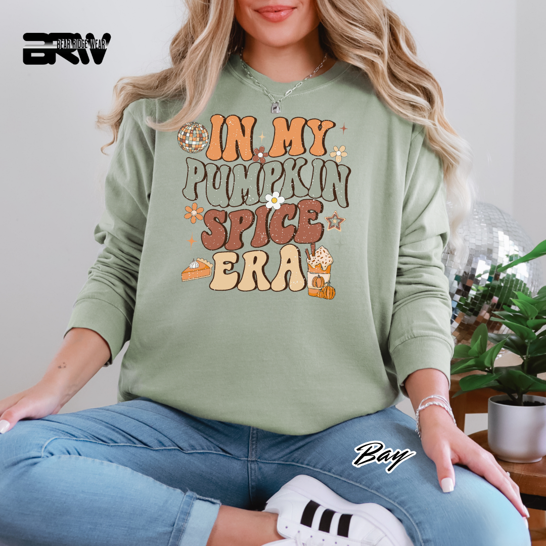 'In My Pumpkin Spice Era' Fall Long-Sleeve Tee
