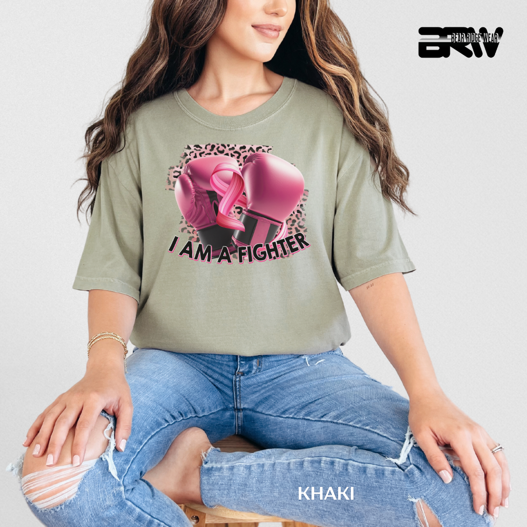 'Breast Cancer I am a fighter' Awareness Tee