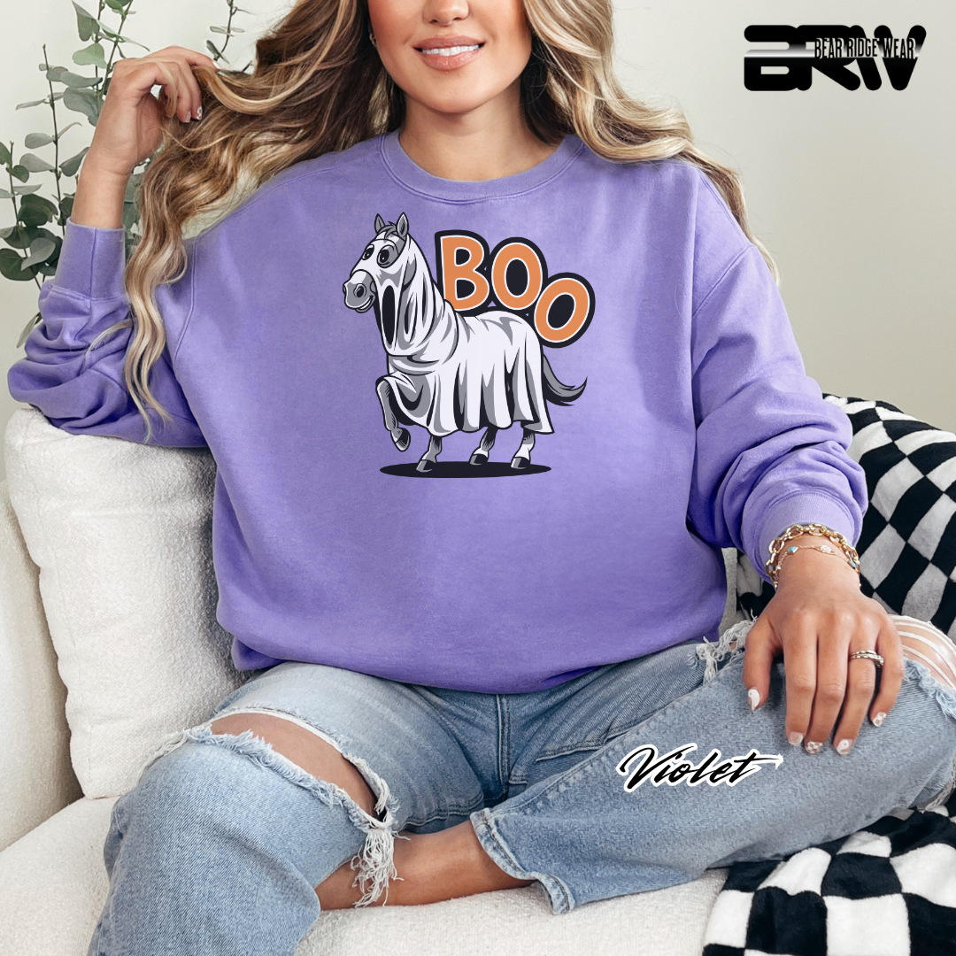 'Horse-Boo' Fall Long Sleeve Tee