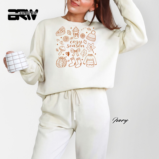 'Cozy Season Fall' Fall Long Sleeve Tee