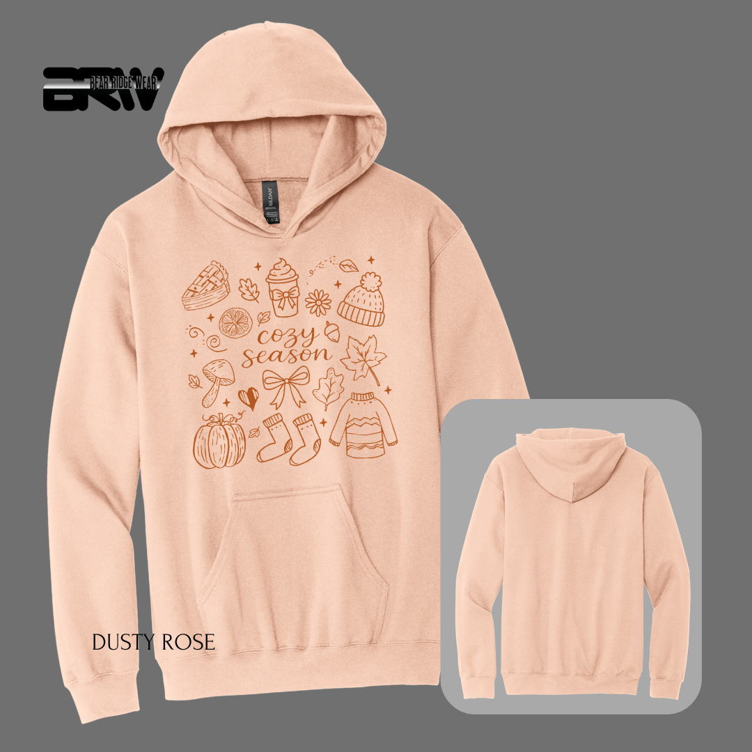'Cozy Season Fall' Fall Hoodies
