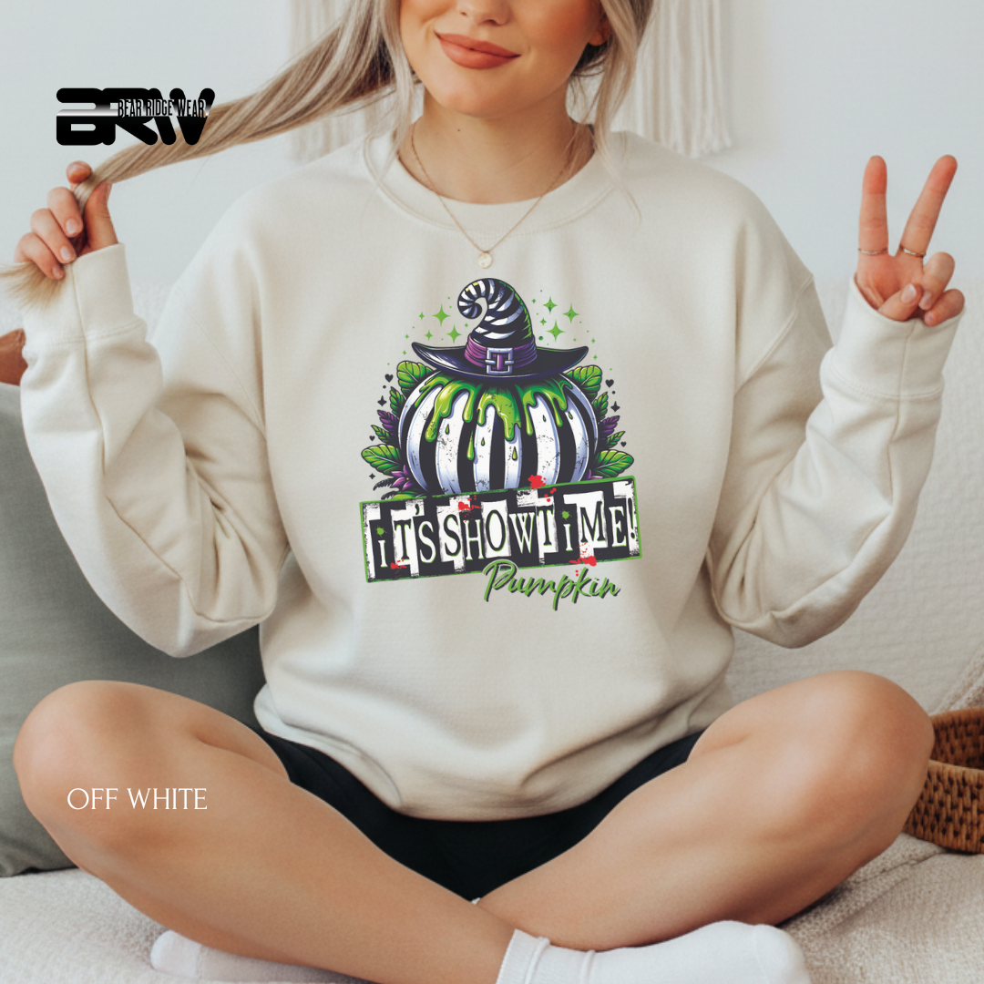 'Its Showtime' Fall Crewneck Sweatshirt
