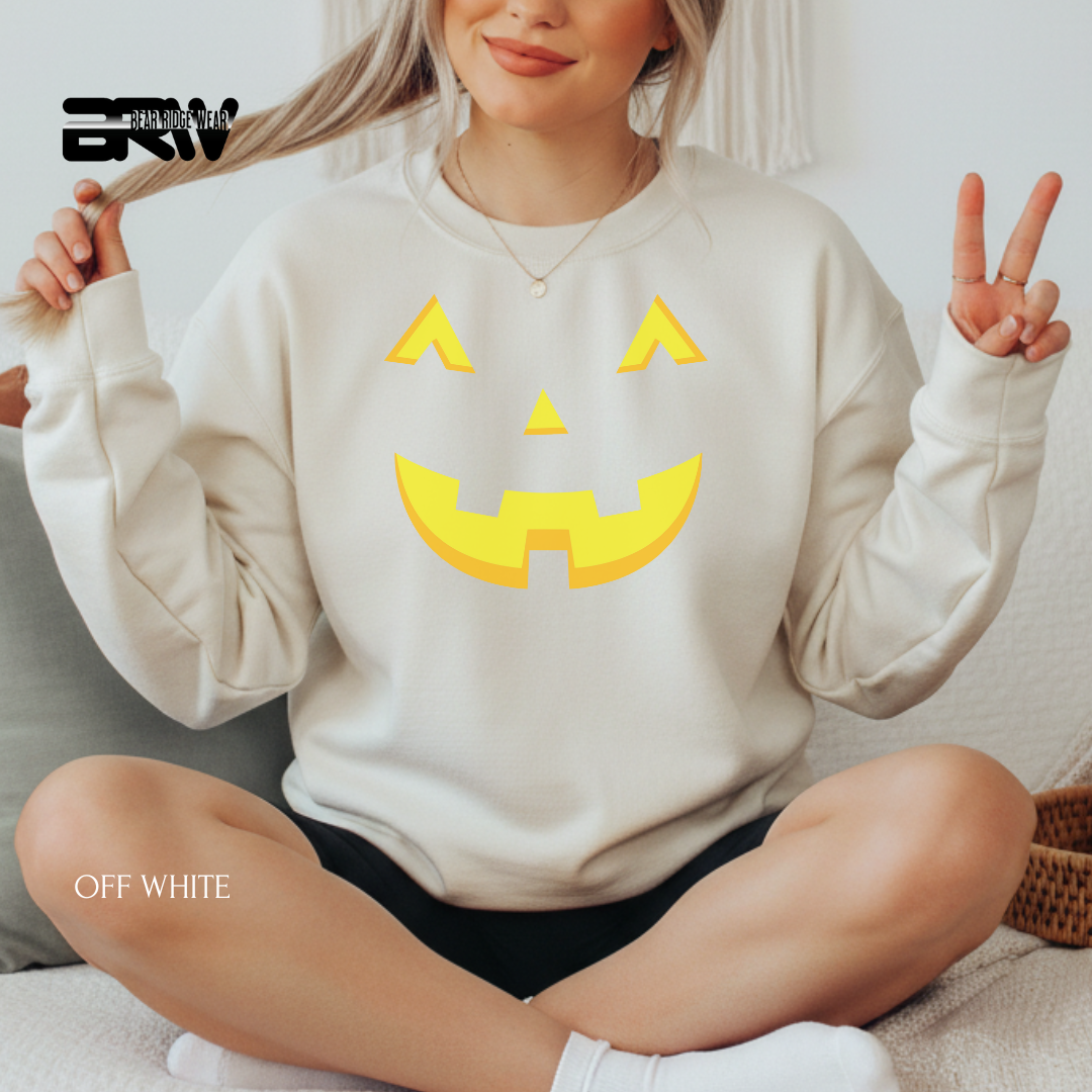 'Jack o Lantern' Fall Crewneck Sweatshirt