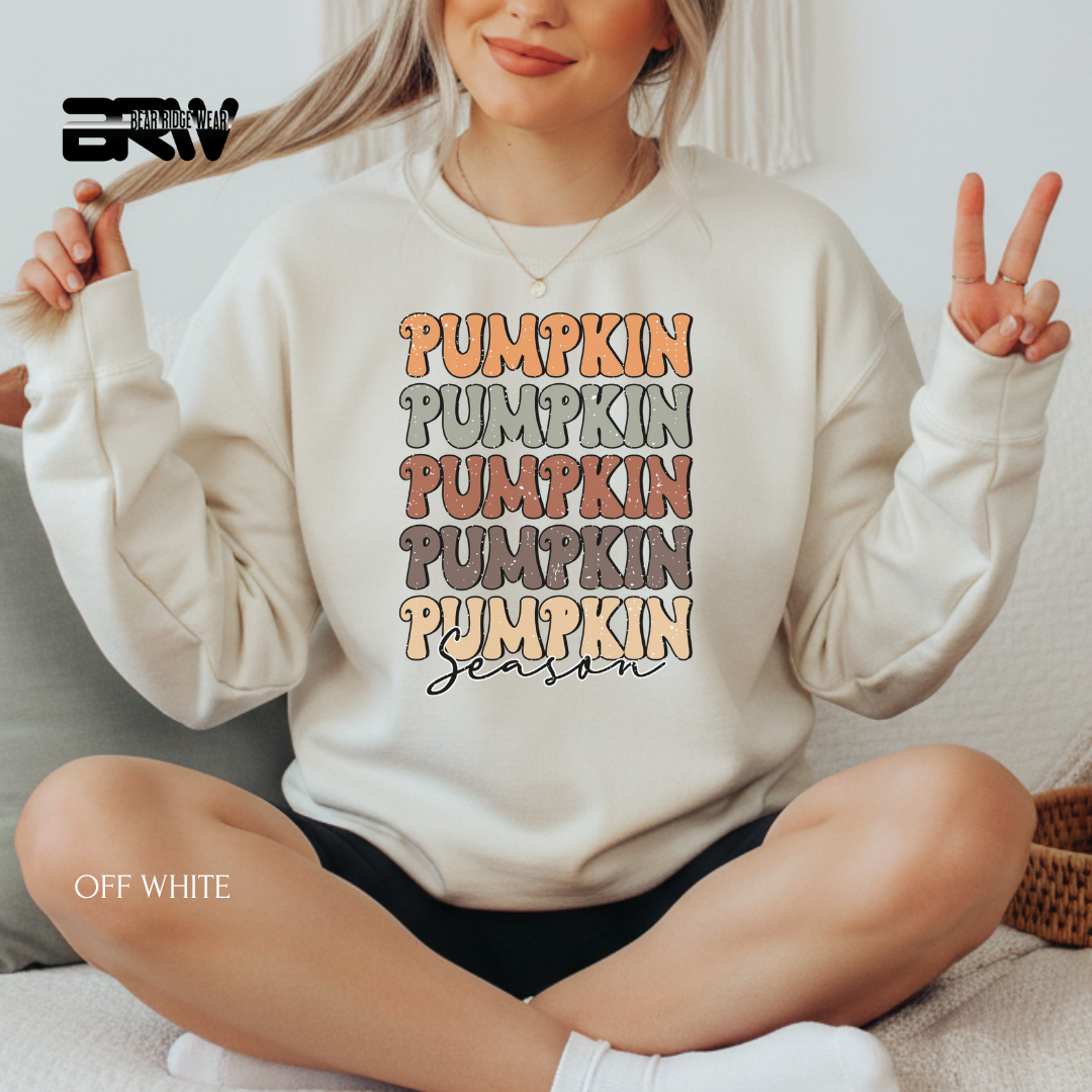 'Pumpkin Pumpkin Season' Fall Crewneck Sweatshirt