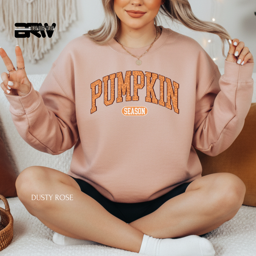 'Pumpkin Season' Fall Crewneck Sweatshirt