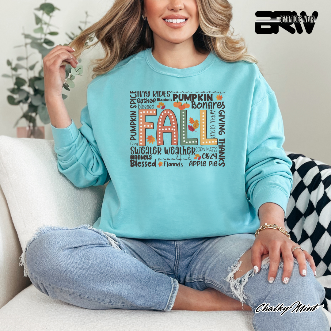 'Fall Hay Rides etc' Fall Long Sleeve Tee
