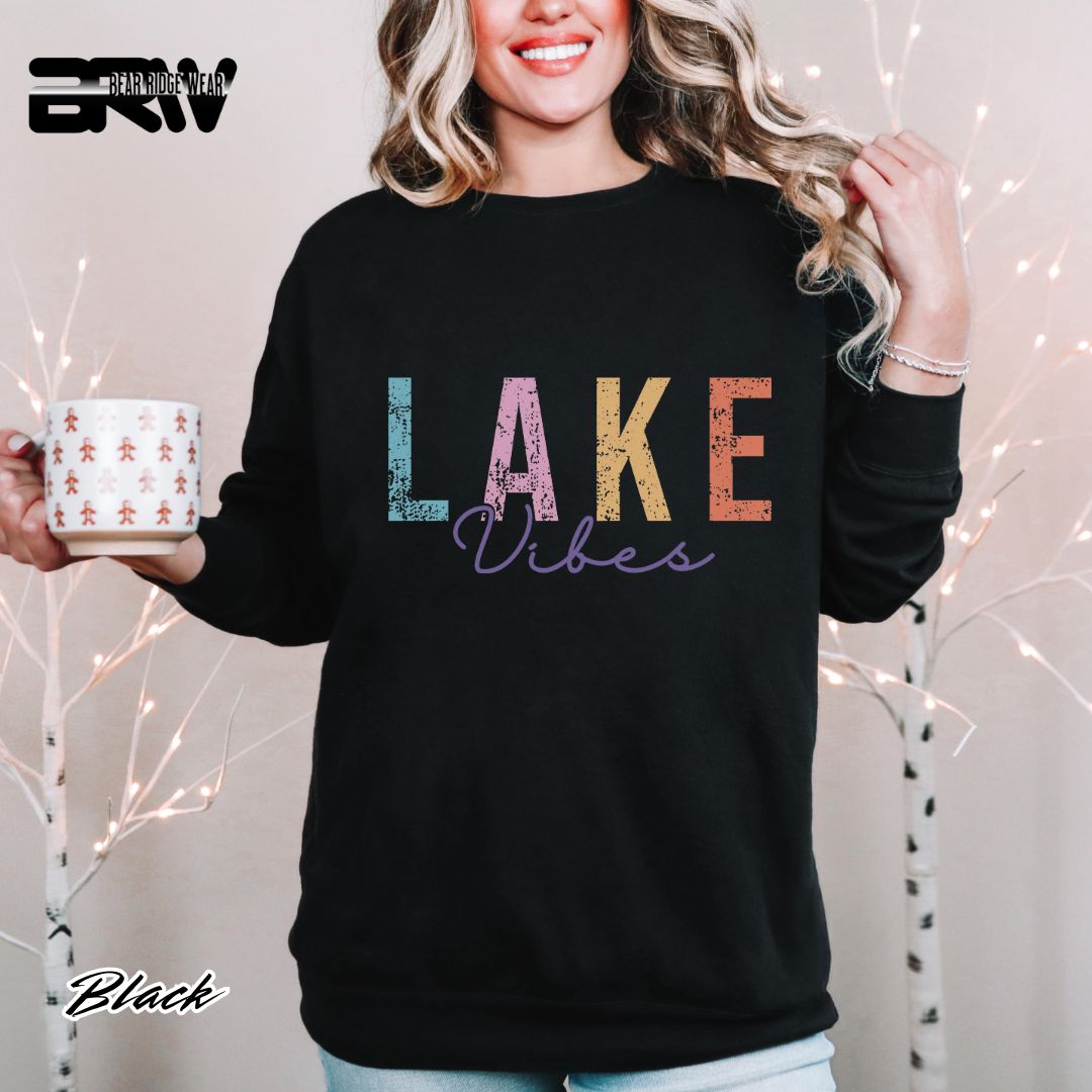 'Lake Vibes' Summer Long-Sleeve Tee
