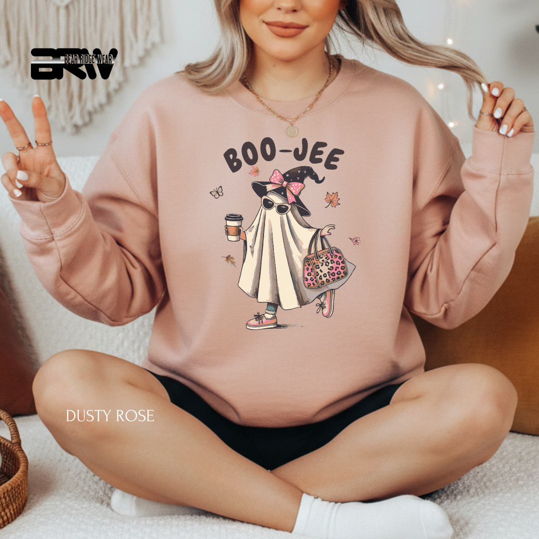 'Boujee With Purse' Fall Crewneck Sweatshirt