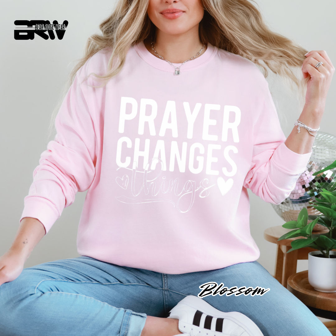 'Prayer Changes Things' Faith Long-Sleeve Tee