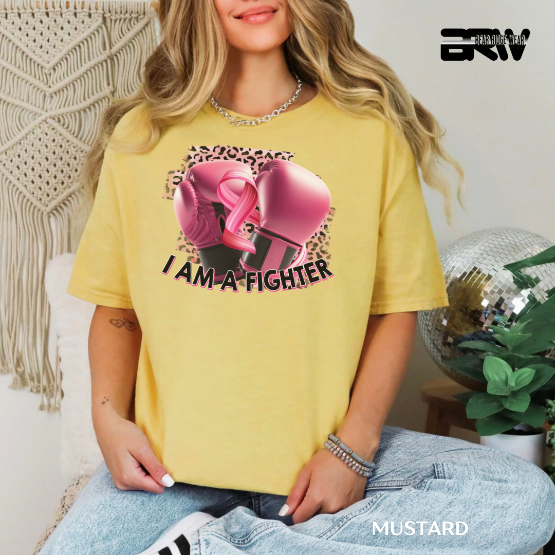 'Breast Cancer I am a fighter' Awareness Tee