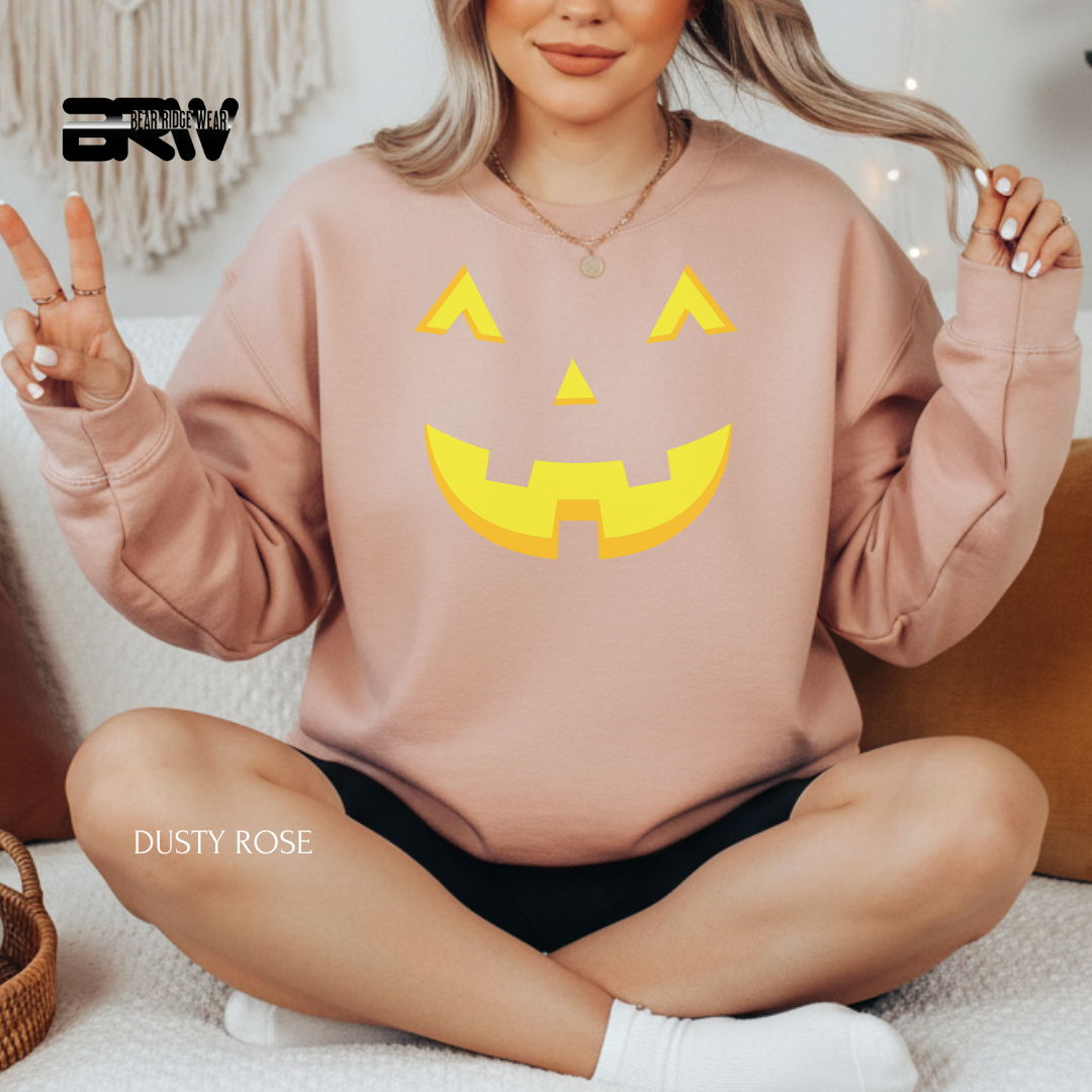 'Jack o Lantern' Fall Crewneck Sweatshirt