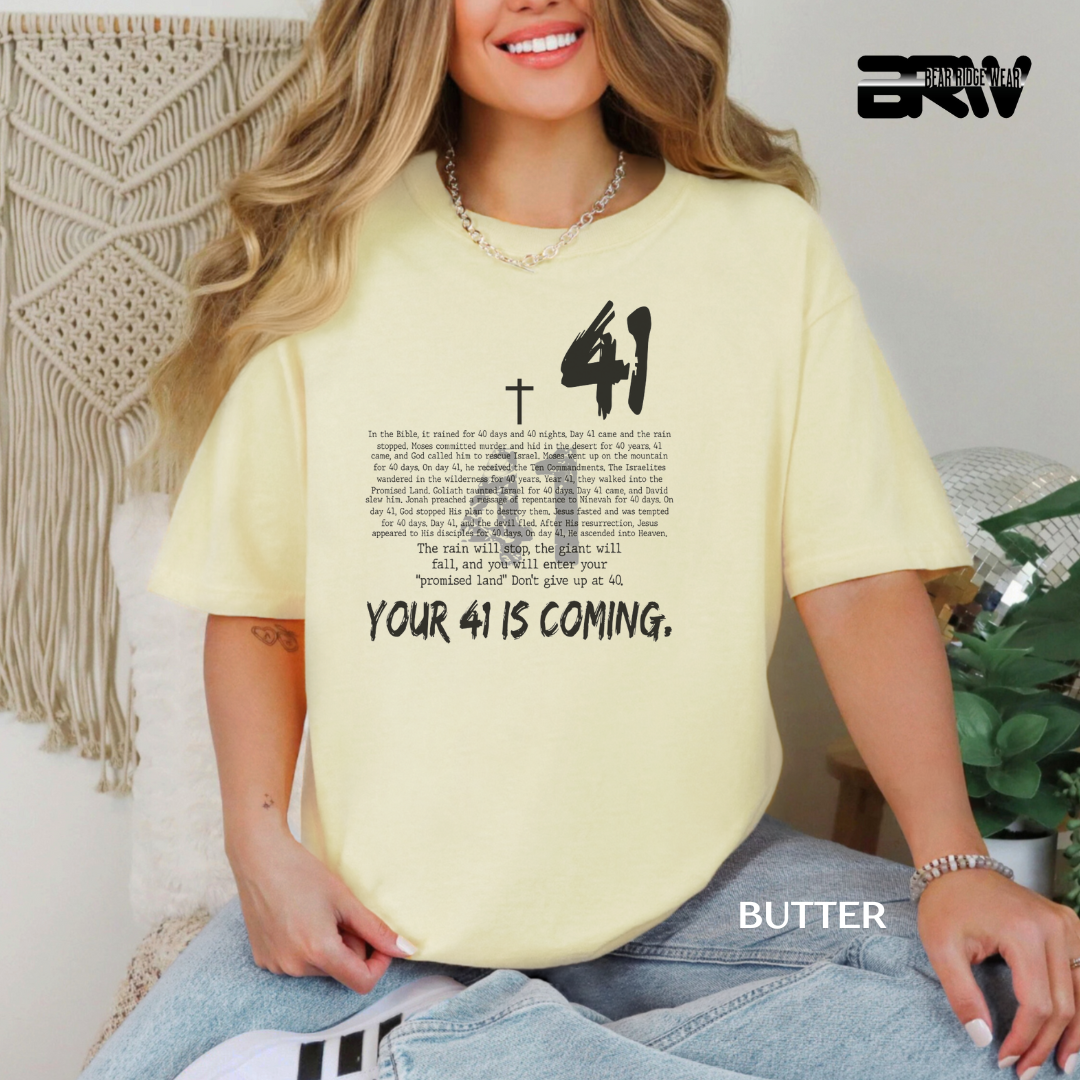 'Your 41' Faith Tee