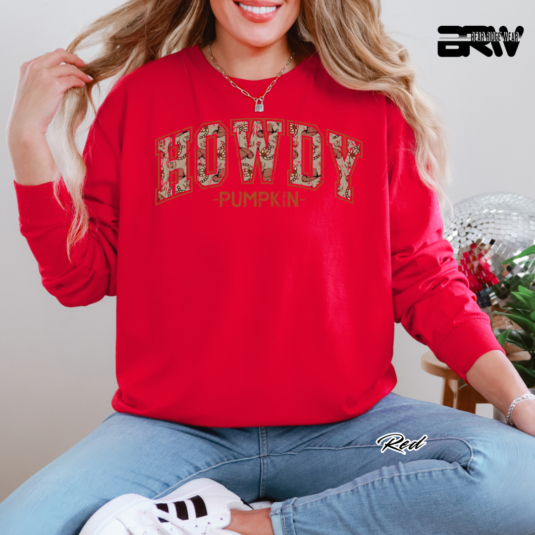'Howdy Pumpkin' Fall Long-Sleeve Tee