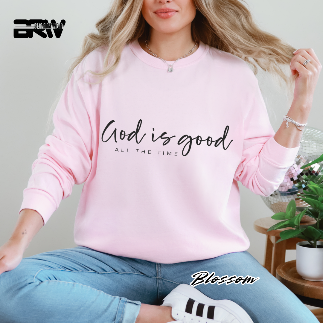 'God Is Good All The Time' Faith Long-Sleeve Tee